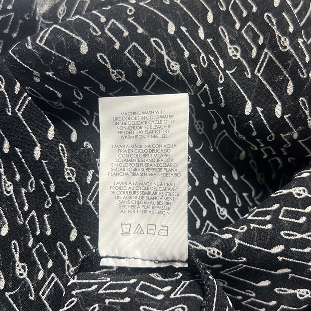 Cabi Music Note Ruffled Blouse - Picture 9 of 9